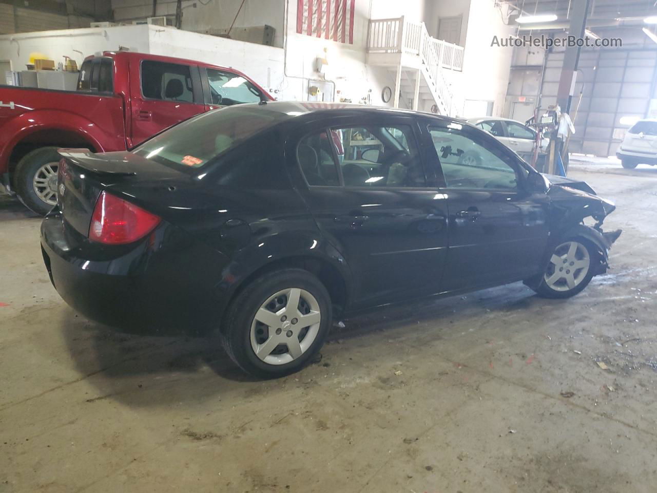 2008 Chevrolet Cobalt Ls Black vin: 1G1AK58F887125182