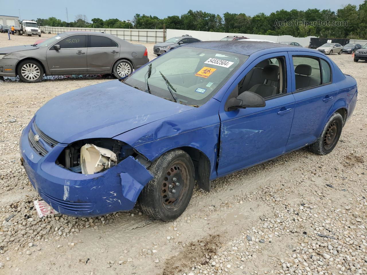 2008 Chevrolet Cobalt Ls Blue vin: 1G1AK58F887126588