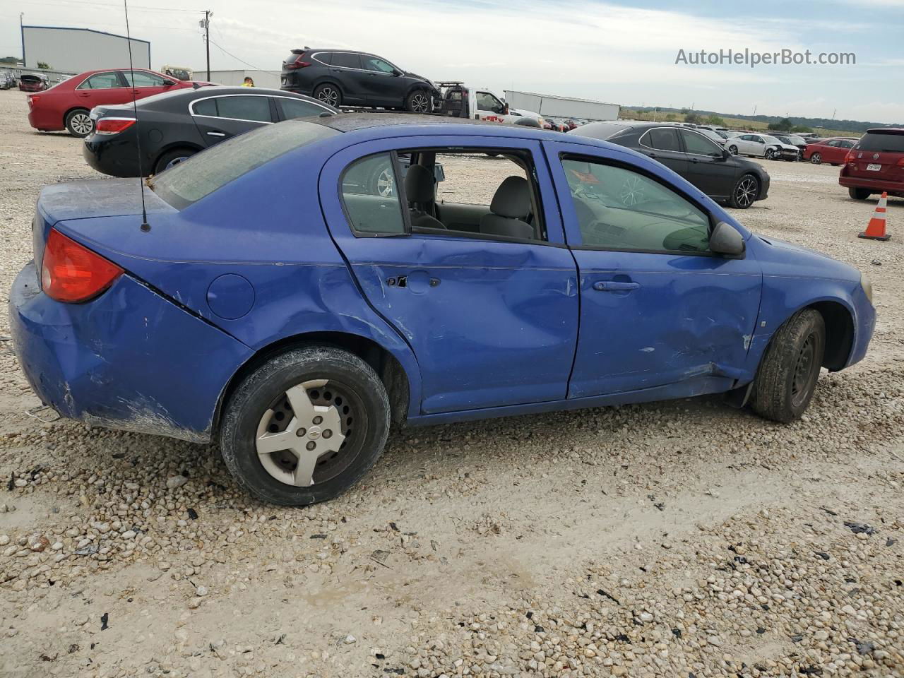 2008 Chevrolet Cobalt Ls Blue vin: 1G1AK58F887126588