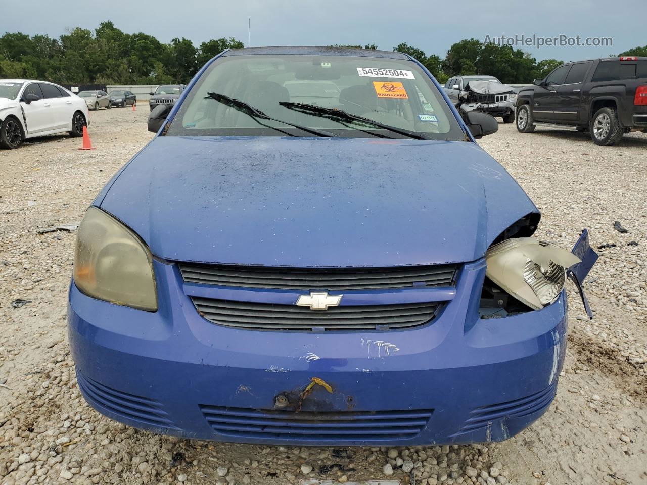 2008 Chevrolet Cobalt Ls Blue vin: 1G1AK58F887126588