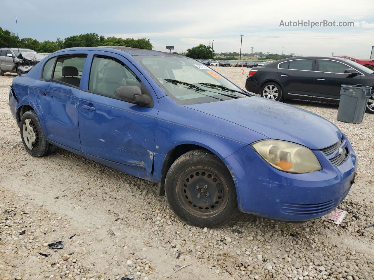 2008 Chevrolet Cobalt Ls Blue vin: 1G1AK58F887126588