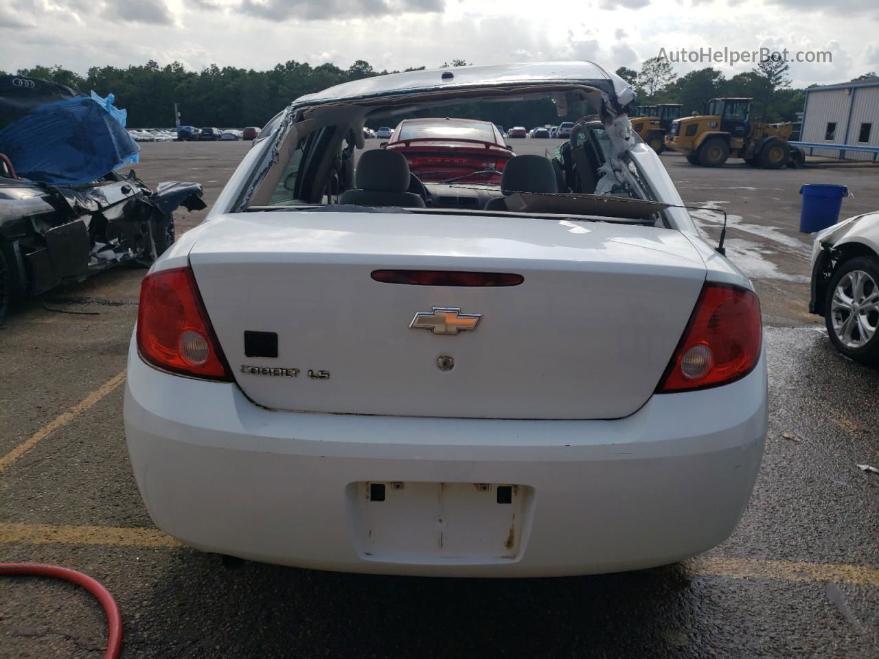 2008 Chevrolet Cobalt Ls White vin: 1G1AK58F887154939