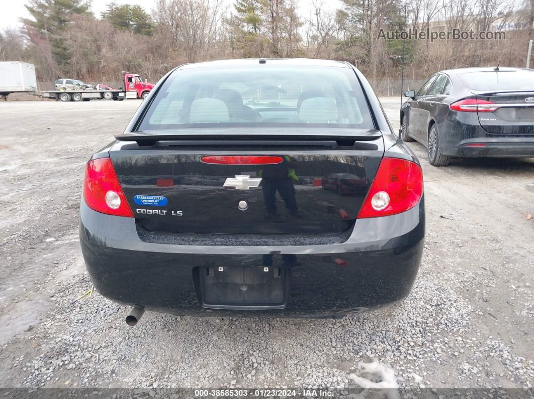 2008 Chevrolet Cobalt Ls Black vin: 1G1AK58F887165911