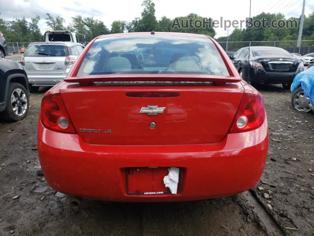 2008 Chevrolet Cobalt Ls Red vin: 1G1AK58F887207946