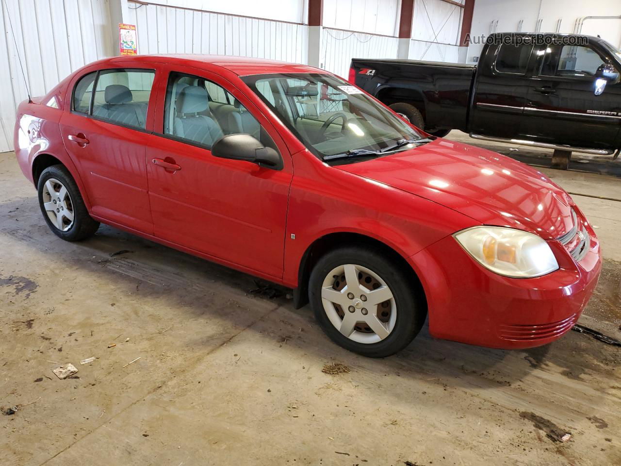 2008 Chevrolet Cobalt Ls Red vin: 1G1AK58F887323440