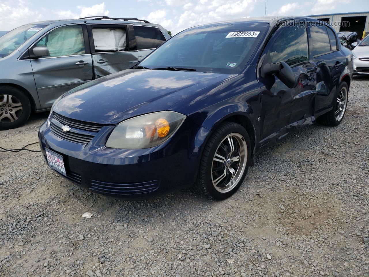 2008 Chevrolet Cobalt Ls Синий vin: 1G1AK58F887326368