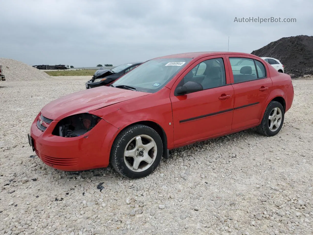 2008 Chevrolet Cobalt Ls Red vin: 1G1AK58F987262938