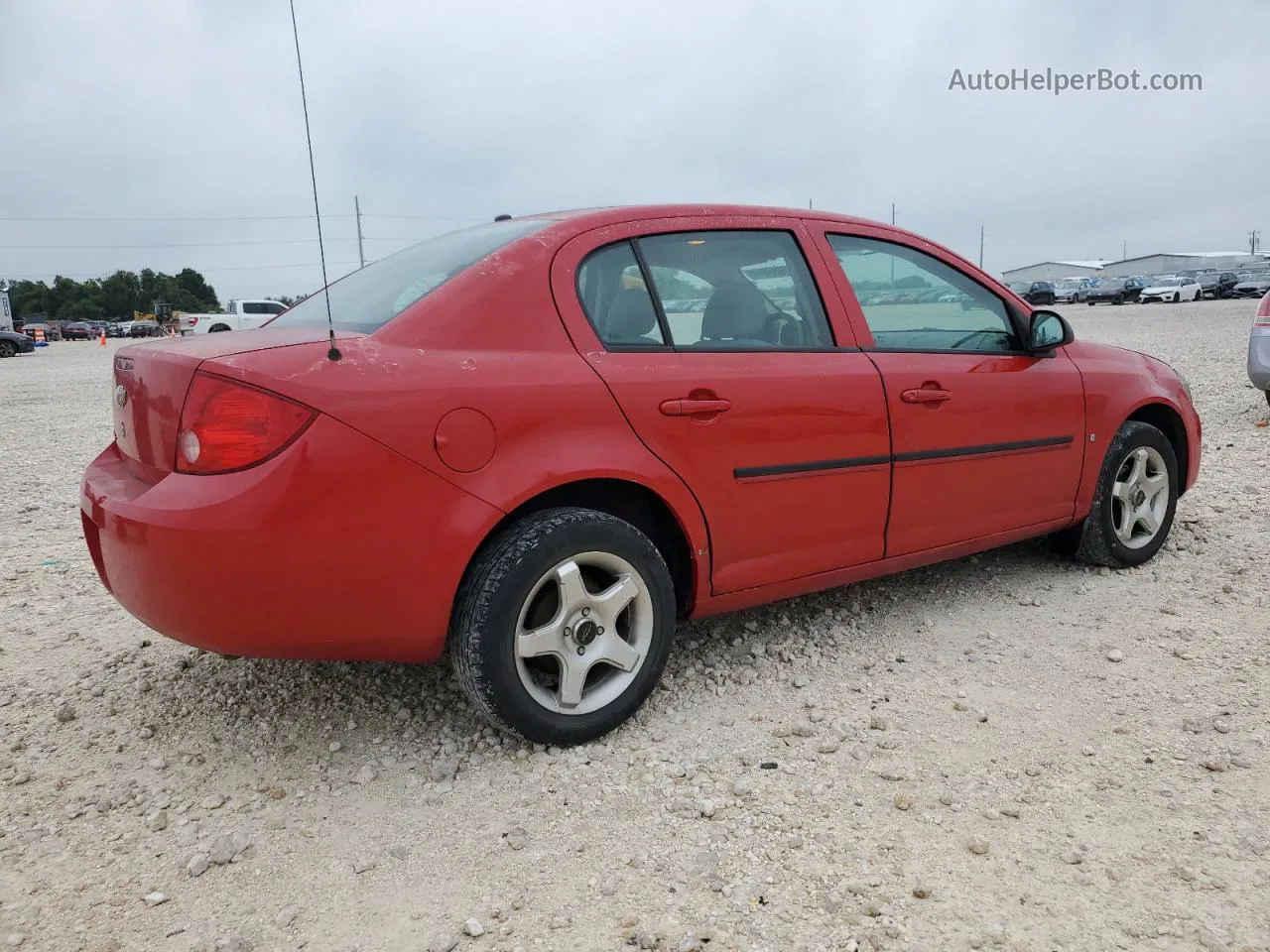 2008 Chevrolet Cobalt Ls Red vin: 1G1AK58F987262938