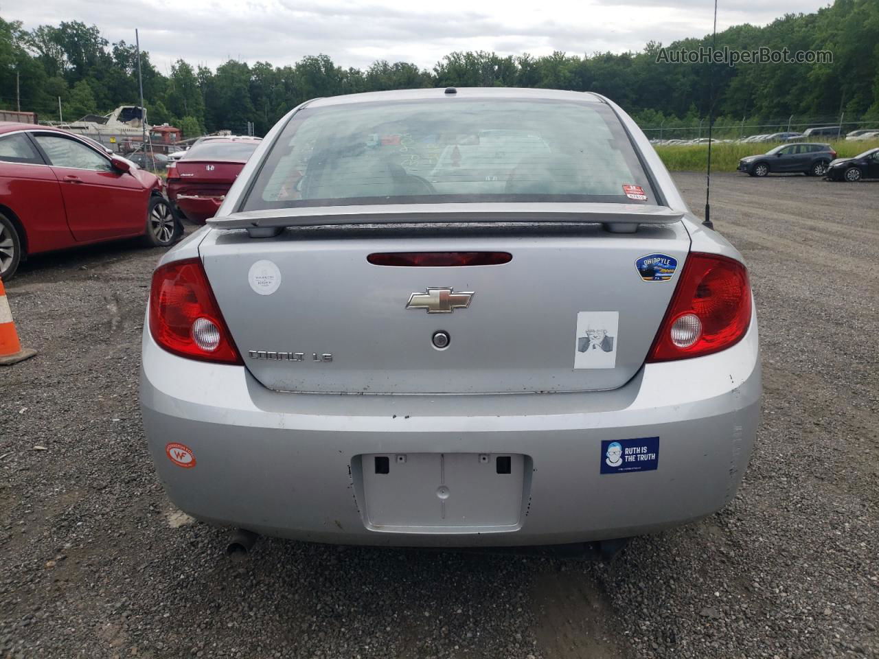 2008 Chevrolet Cobalt Ls Silver vin: 1G1AK58F987294465