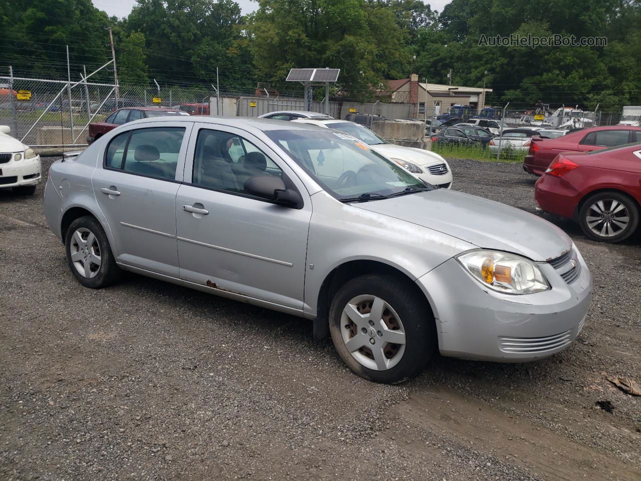 2008 Chevrolet Cobalt Ls Silver vin: 1G1AK58F987294465