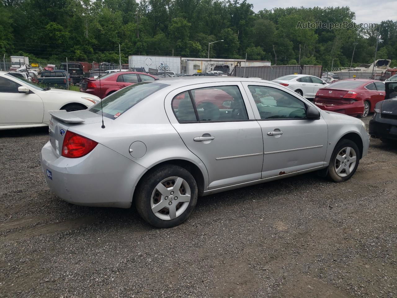 2008 Chevrolet Cobalt Ls Silver vin: 1G1AK58F987294465