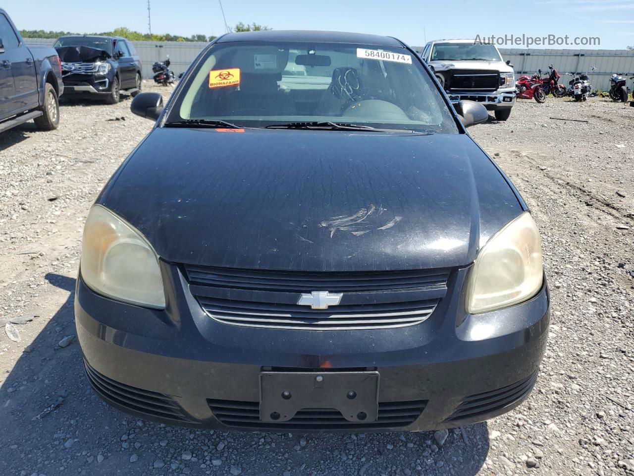 2008 Chevrolet Cobalt Ls Black vin: 1G1AK58FX87142856