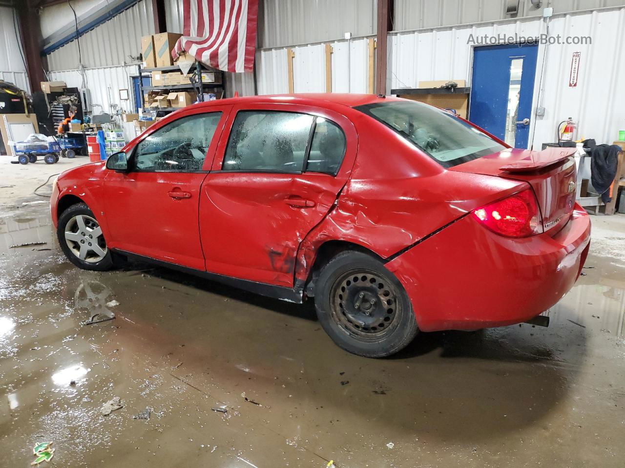 2008 Chevrolet Cobalt Ls Red vin: 1G1AK58FX87234100