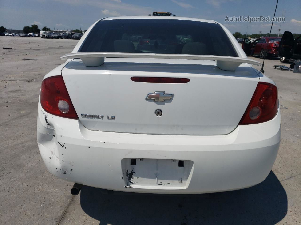 2008 Chevrolet Cobalt Ls White vin: 1G1AK58FX87299514