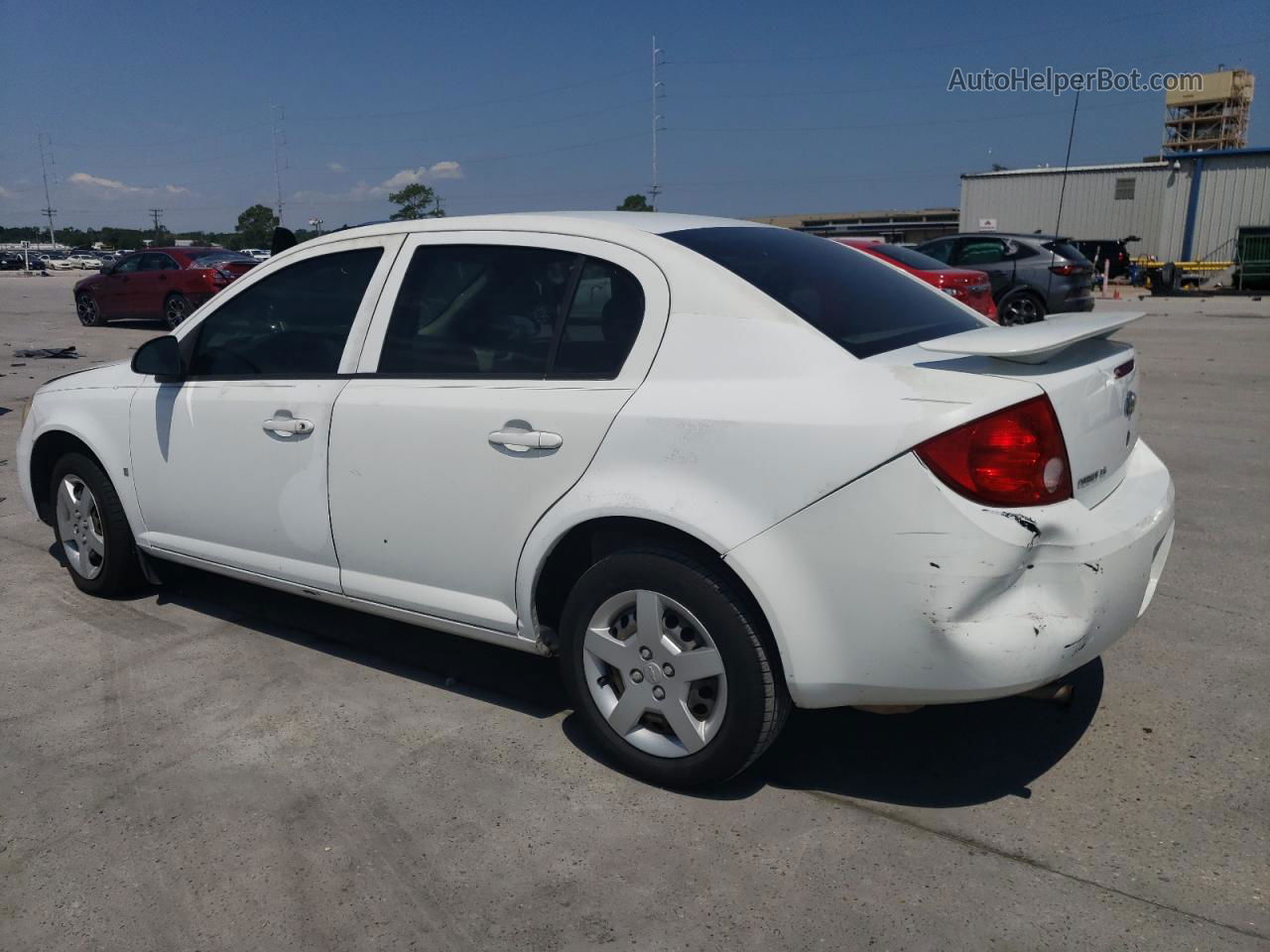 2008 Chevrolet Cobalt Ls White vin: 1G1AK58FX87299514