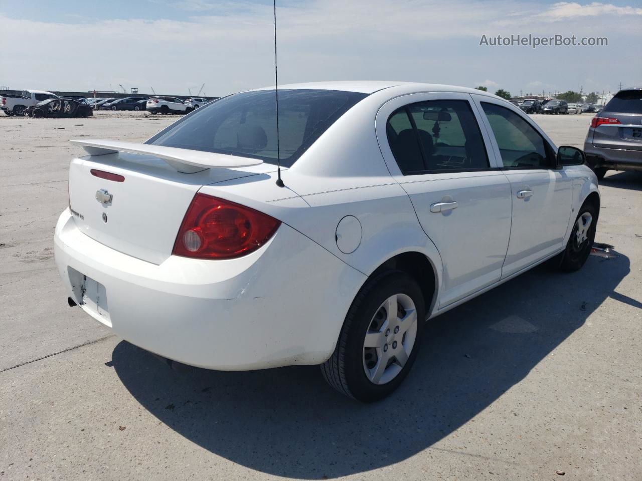 2008 Chevrolet Cobalt Ls White vin: 1G1AK58FX87299514