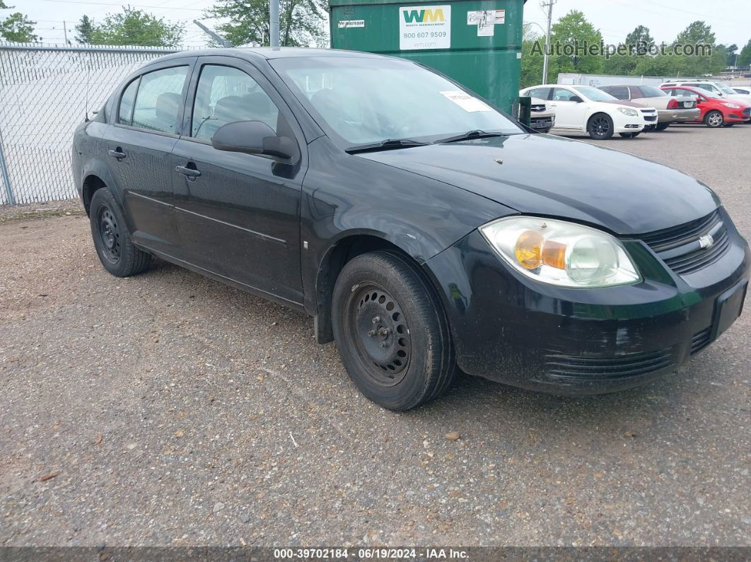 2008 Chevrolet Cobalt Ls Black vin: 1G1AK58FX87313833