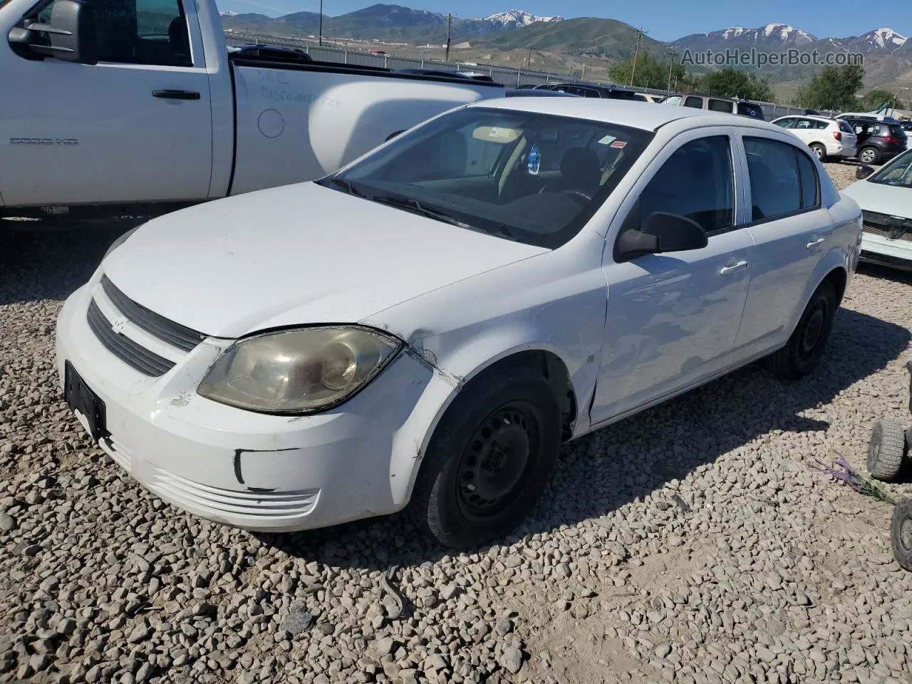 2008 Chevrolet Cobalt Ls White vin: 1G1AK58FX87322161