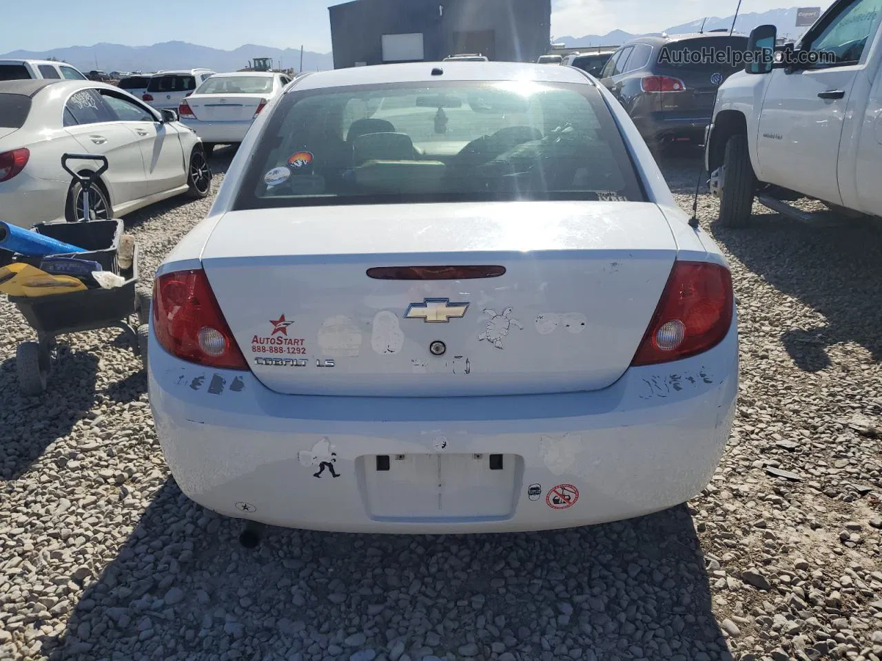 2008 Chevrolet Cobalt Ls White vin: 1G1AK58FX87322161