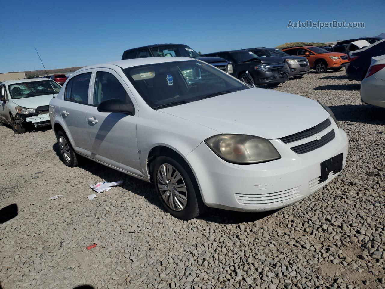 2008 Chevrolet Cobalt Ls White vin: 1G1AK58FX87322161