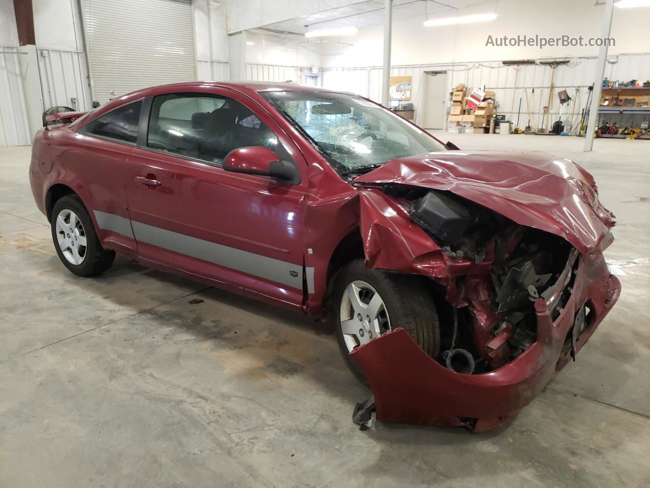 2007 Chevrolet Cobalt Lt Красный vin: 1G1AL15F177109415