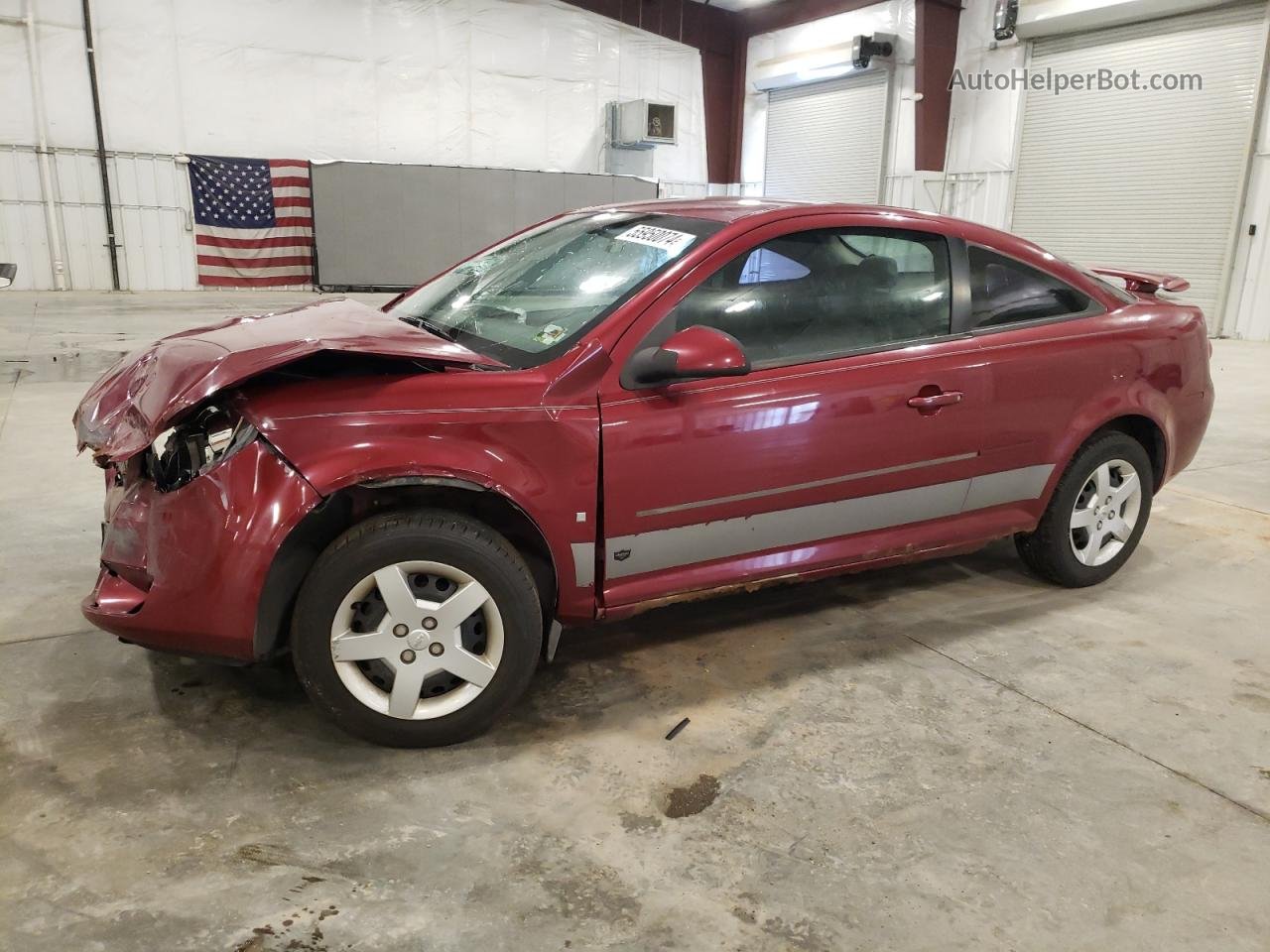 2007 Chevrolet Cobalt Lt Красный vin: 1G1AL15F177109415