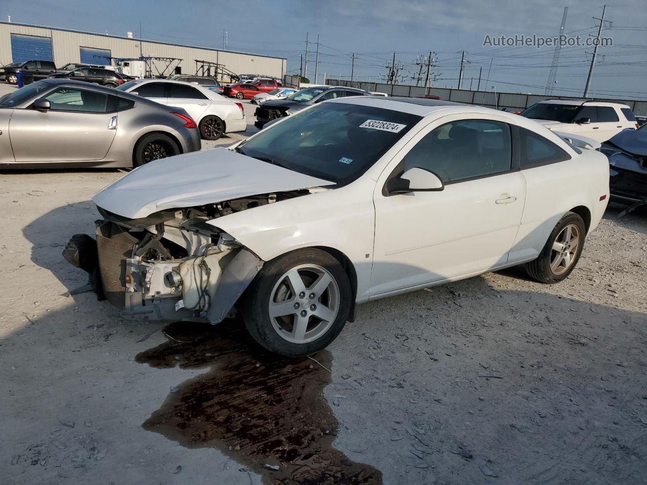 2007 Chevrolet Cobalt Lt White vin: 1G1AL15F177112587