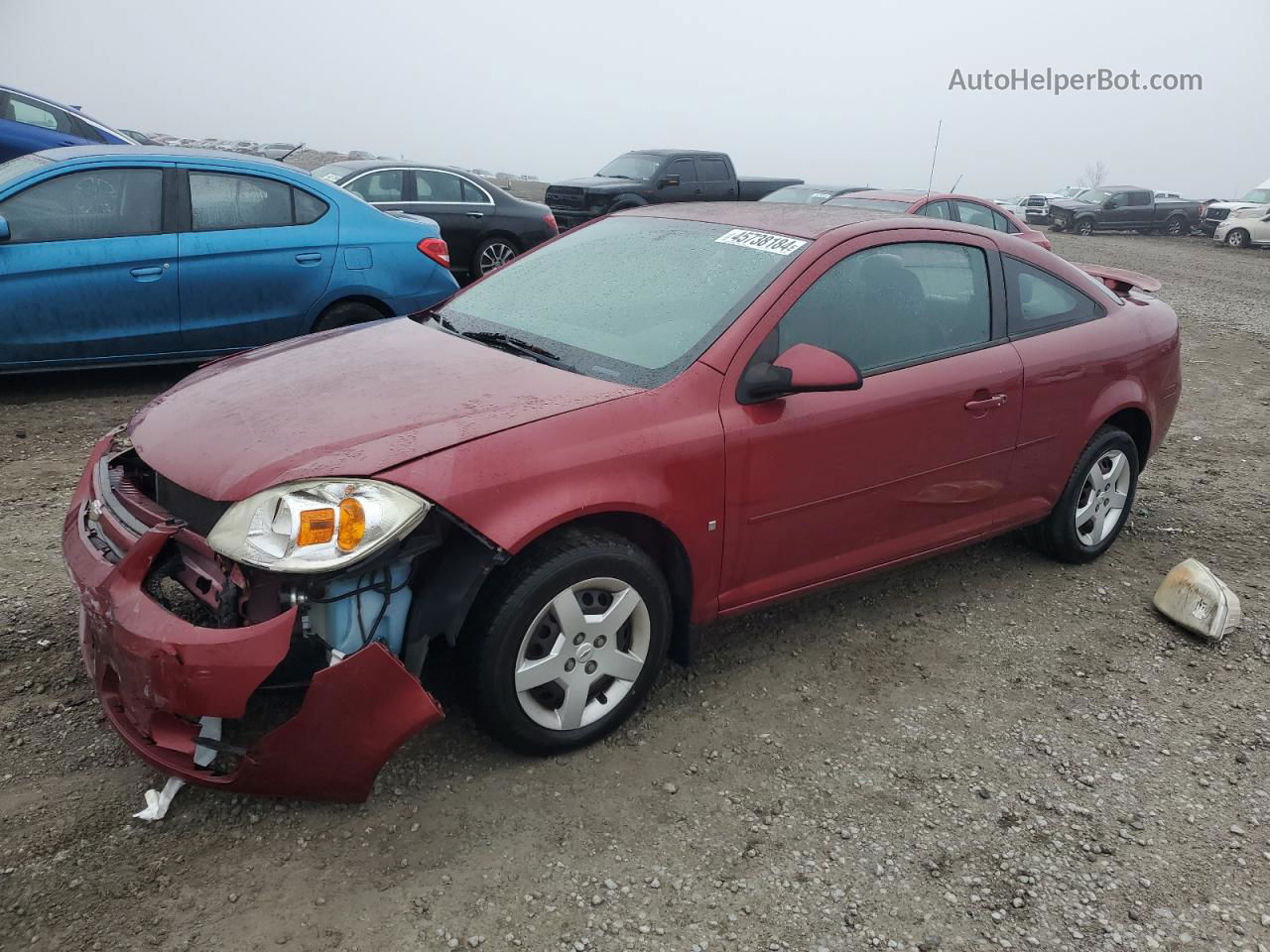 2007 Chevrolet Cobalt Lt Maroon vin: 1G1AL15F277265365