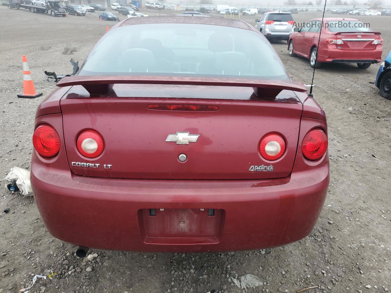 2007 Chevrolet Cobalt Lt Maroon vin: 1G1AL15F277265365