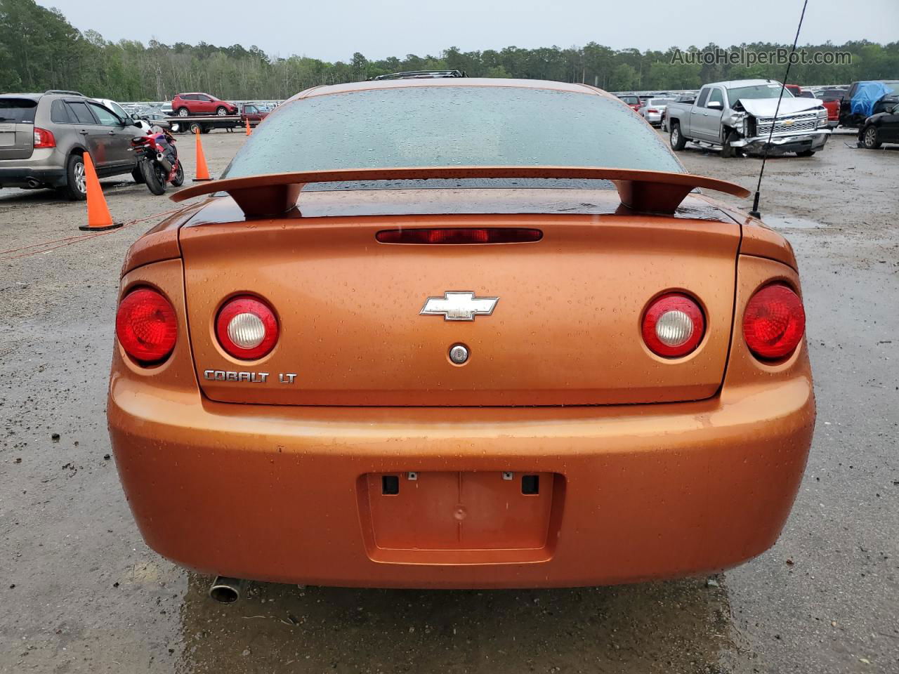 2007 Chevrolet Cobalt Lt Orange vin: 1G1AL15F377103406