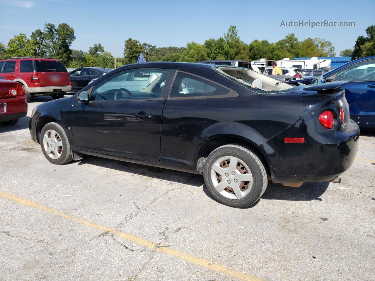 2007 Chevrolet Cobalt Lt Черный vin: 1G1AL15F377116947