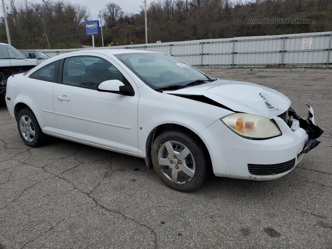 2007 Chevrolet Cobalt Lt White vin: 1G1AL15F377137068