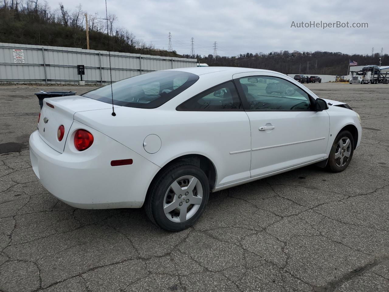 2007 Chevrolet Cobalt Lt White vin: 1G1AL15F377137068