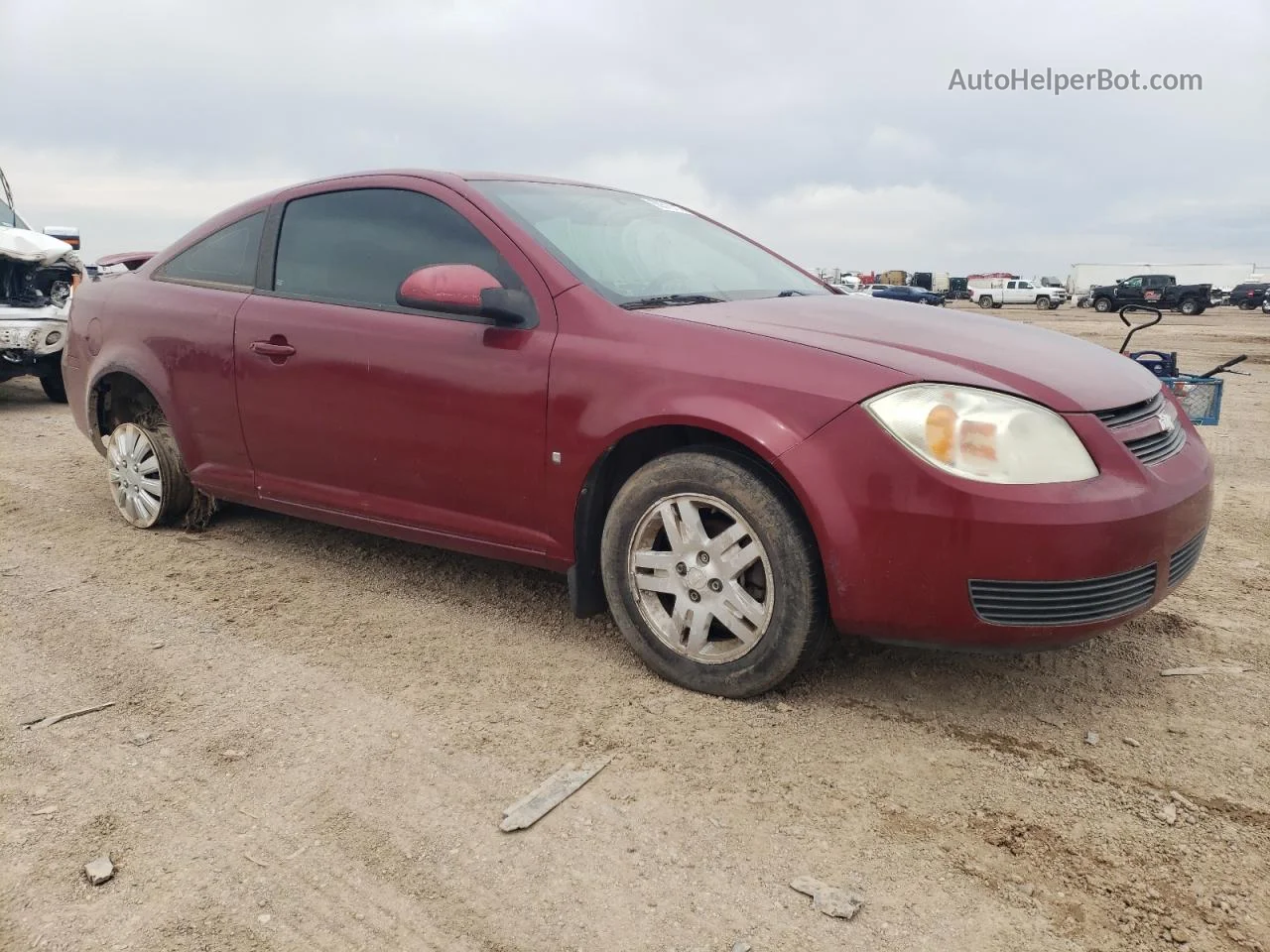 2007 Chevrolet Cobalt Lt Красный vin: 1G1AL15F477158480