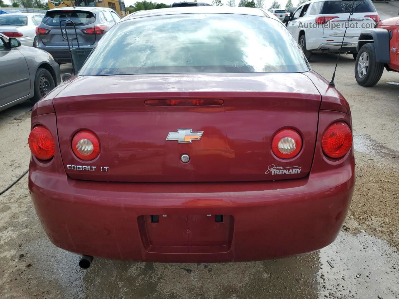 2007 Chevrolet Cobalt Lt Красный vin: 1G1AL15F477160472