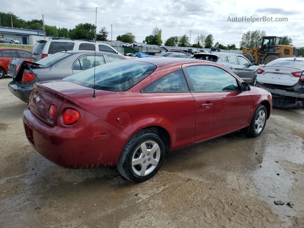 2007 Chevrolet Cobalt Lt Красный vin: 1G1AL15F477160472