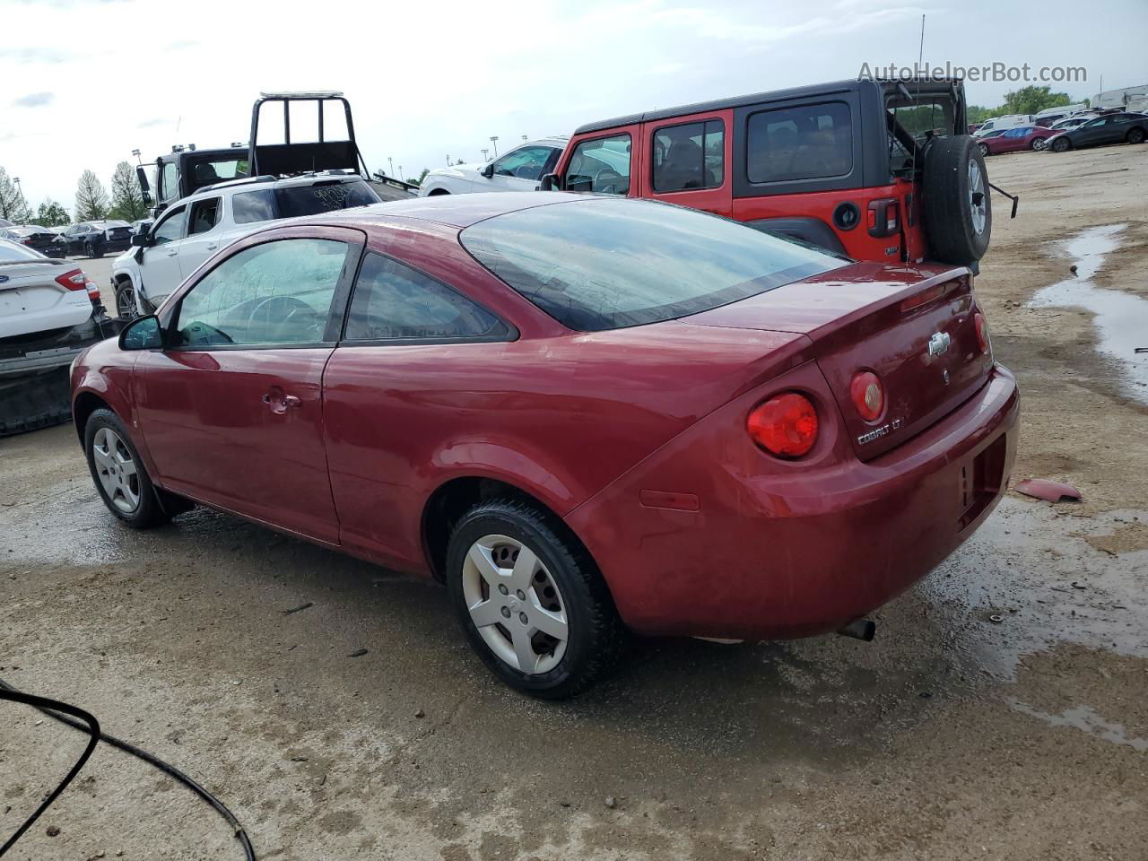 2007 Chevrolet Cobalt Lt Красный vin: 1G1AL15F477160472