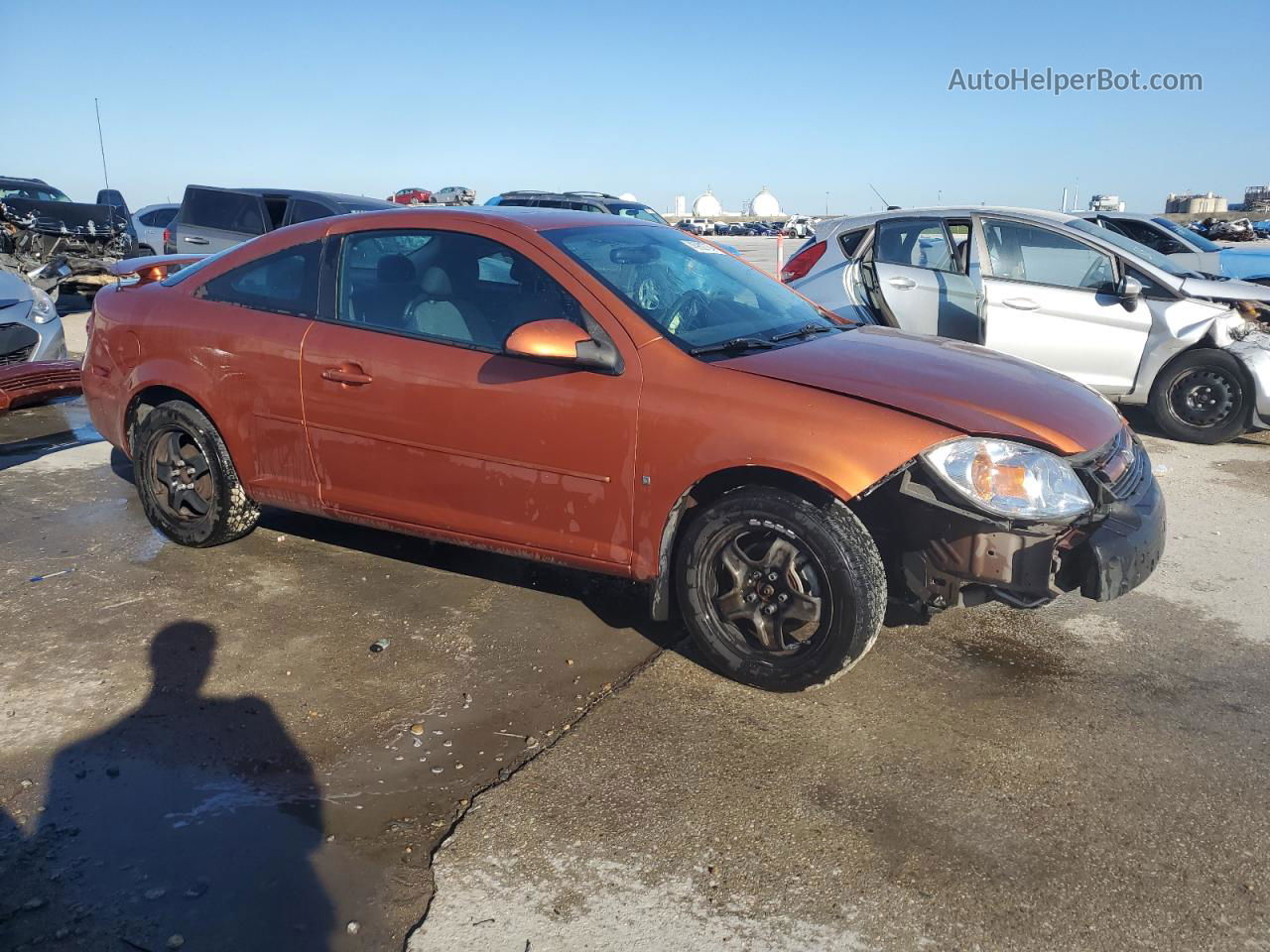 2007 Chevrolet Cobalt Lt Orange vin: 1G1AL15F477315201