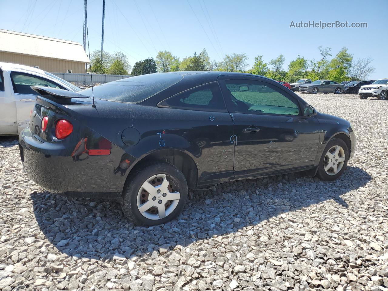 2007 Chevrolet Cobalt Lt Черный vin: 1G1AL15F677283822