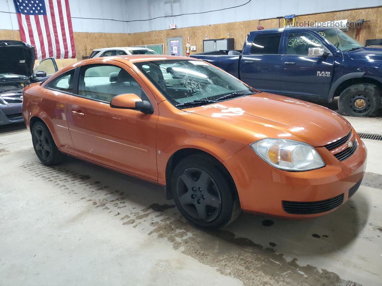 2007 Chevrolet Cobalt Lt Orange vin: 1G1AL15F777225007