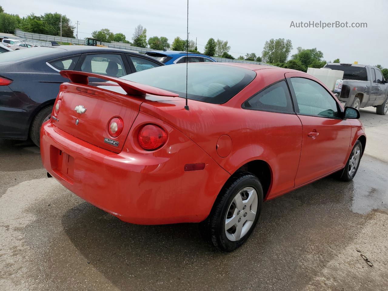 2007 Chevrolet Cobalt Lt Red vin: 1G1AL15F977238017