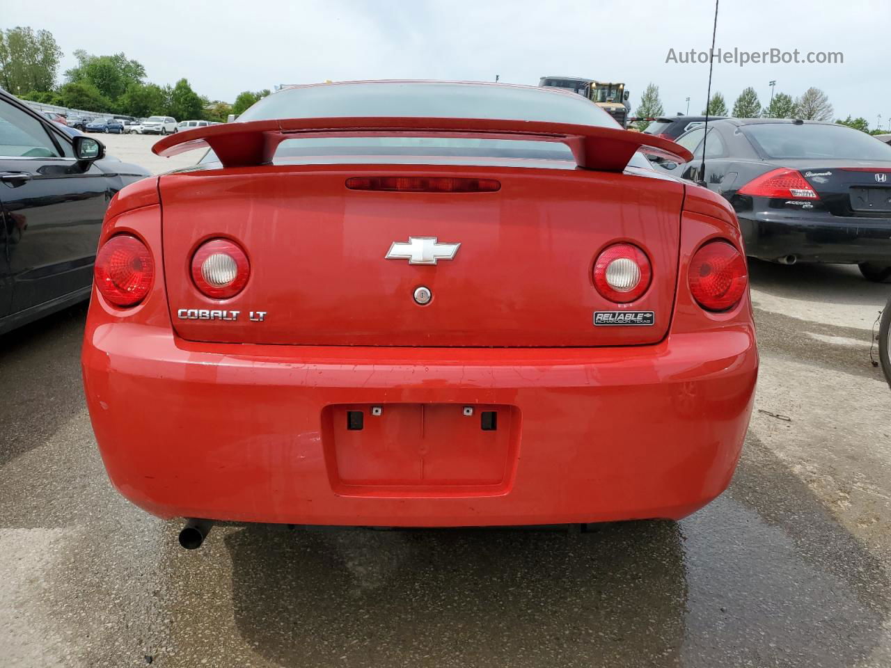 2007 Chevrolet Cobalt Lt Red vin: 1G1AL15F977238017