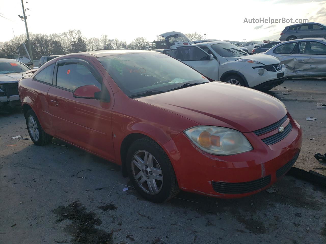 2007 Chevrolet Cobalt Lt Красный vin: 1G1AL15F977380951