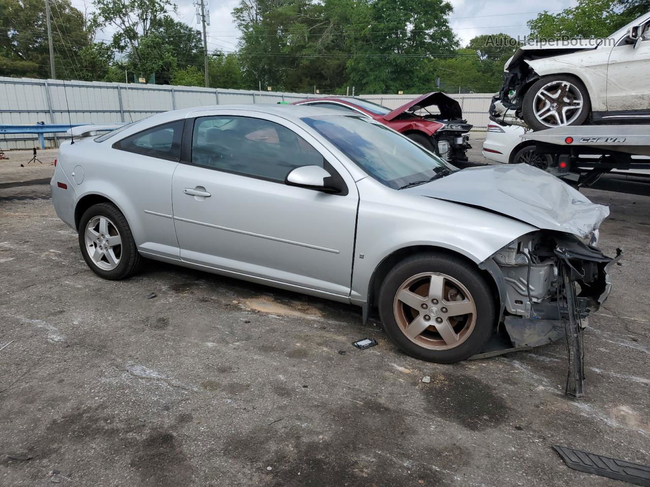 2007 Chevrolet Cobalt Lt Silver vin: 1G1AL15FX77161237