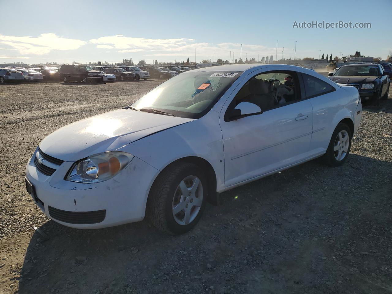 2007 Chevrolet Cobalt Lt White vin: 1G1AL15FX77237541