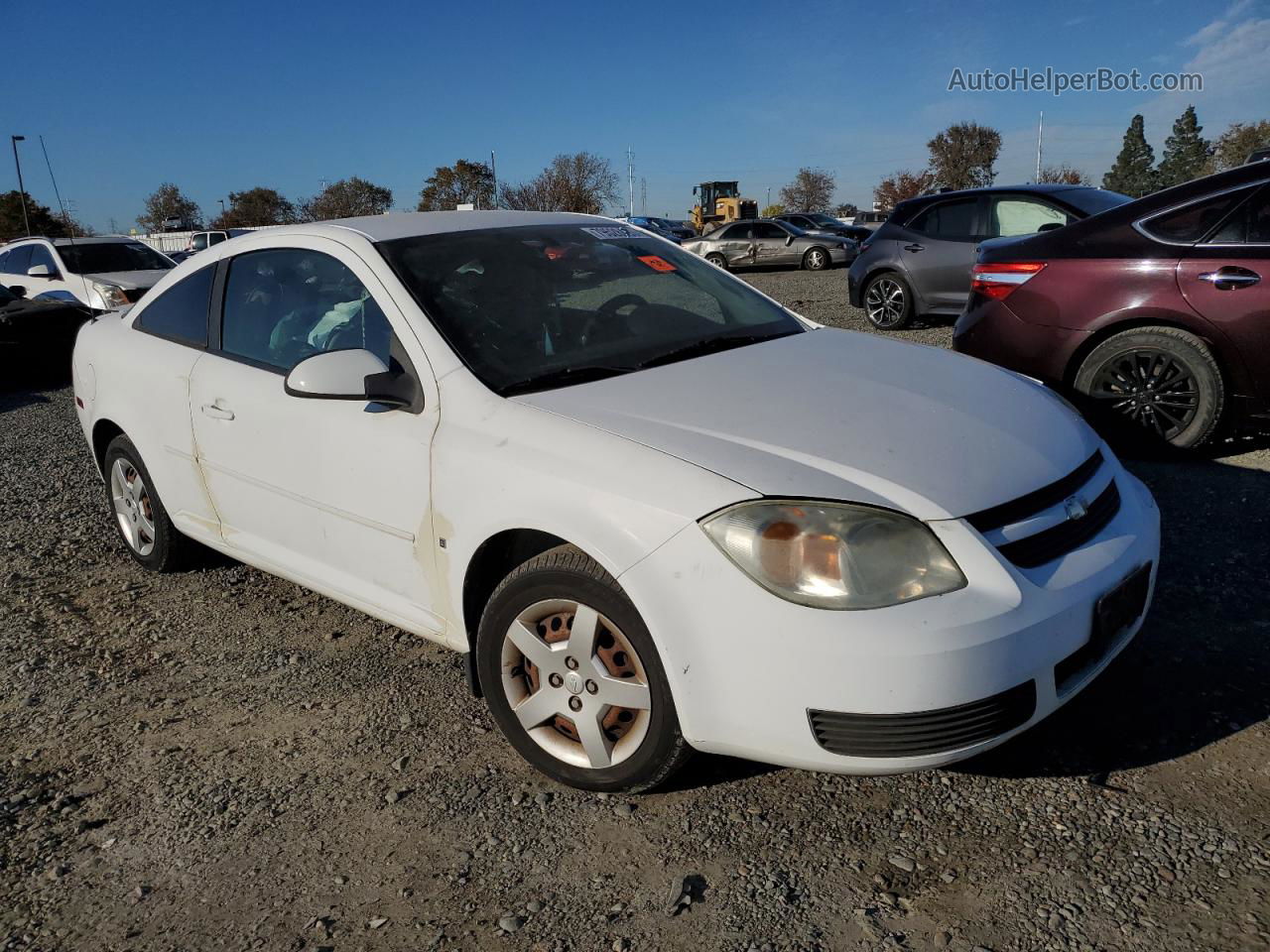 2007 Chevrolet Cobalt Lt White vin: 1G1AL15FX77237541