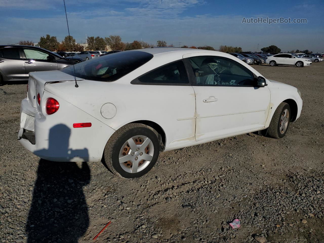 2007 Chevrolet Cobalt Lt White vin: 1G1AL15FX77237541