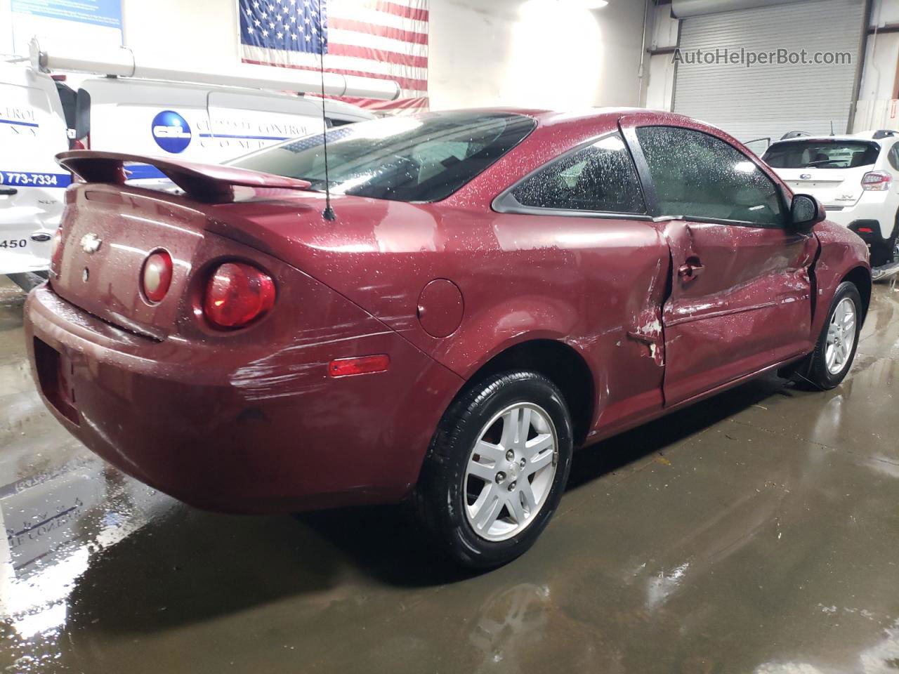 2007 Chevrolet Cobalt Lt Бордовый vin: 1G1AL15FX77415836