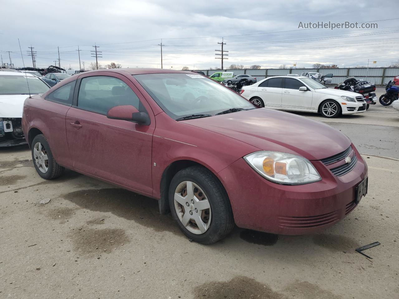 2008 Chevrolet Cobalt Lt Красный vin: 1G1AL18F087222916