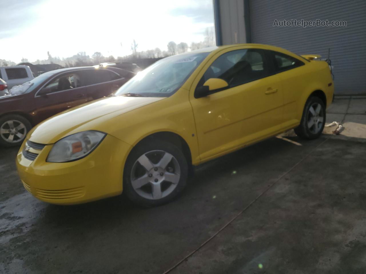 2008 Chevrolet Cobalt Lt Желтый vin: 1G1AL18F087292321